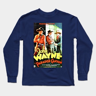 Vintage Western Movie Poster - Paradise Canyon Long Sleeve T-Shirt